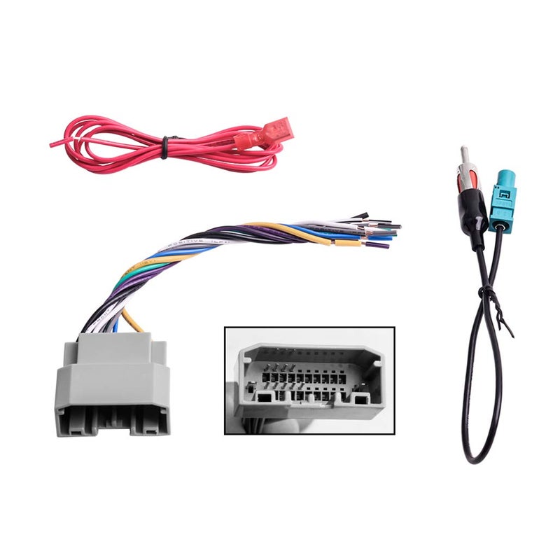 RDBS Car Stereo Wiring Harness Fit for 2006-2016 Dodge, 2008-2016 Jeep, 2004-2016 Chrysler Modles Radio Wire with Antenna Adapter Connector - Image 1